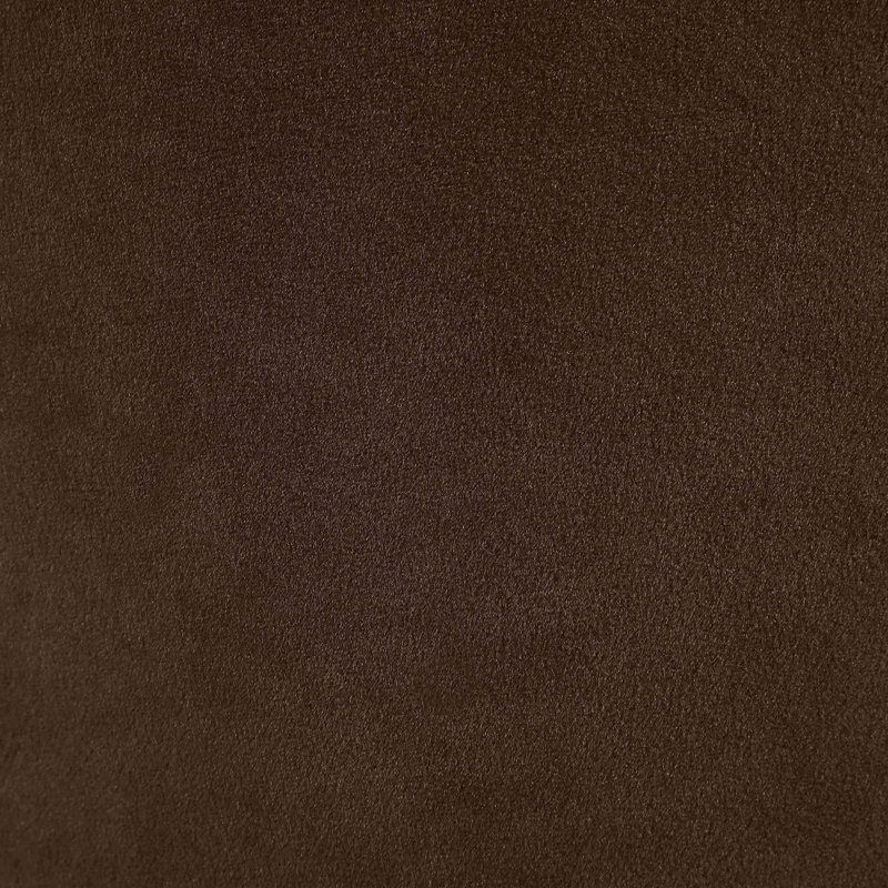 Chaise rembourrée Varinelle, Velours brun, Naturel