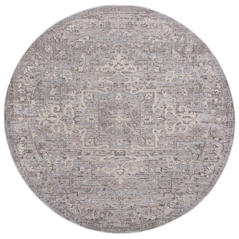 Miranda 306 Performance Oriental Rug, Round 6'6"