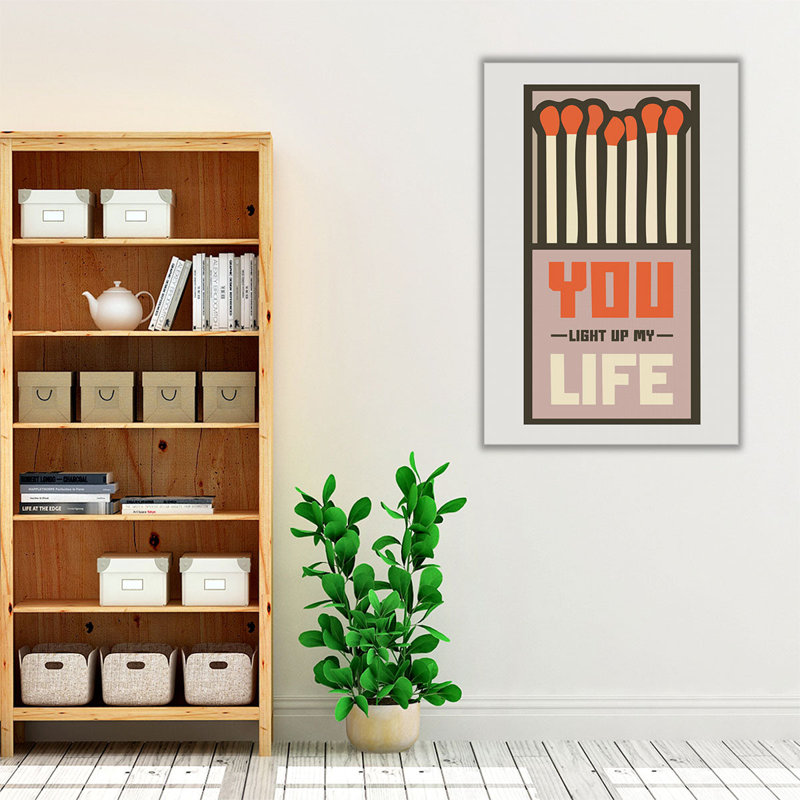 «You Light Up My Life», reproduction d'art sur toile, H 30 po x l 20 po