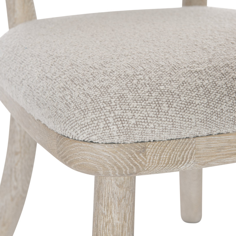 Anzu 19.5'' H Upholstered Oak Side Chair