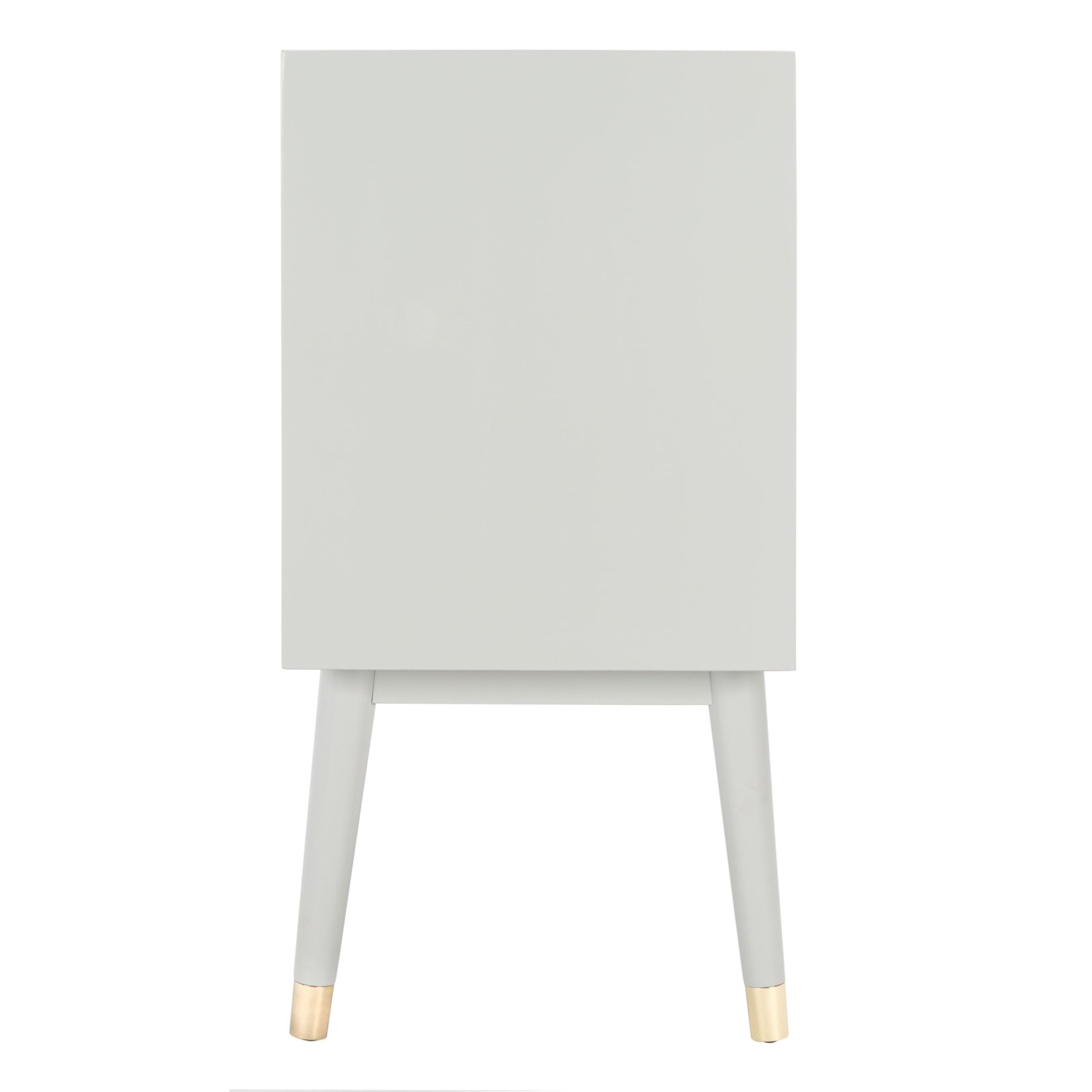 Samuel 6 - Drawer Double Dresser, Gray/Brass