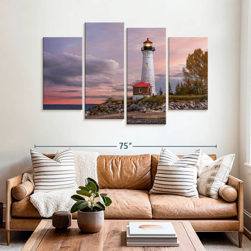 Phare d'Aletra Crisp Point, H 42 po x l 68 po