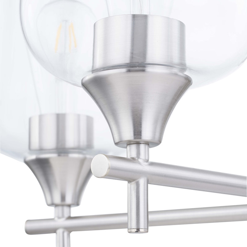 Meredith Chandelier, Brushed Nickel