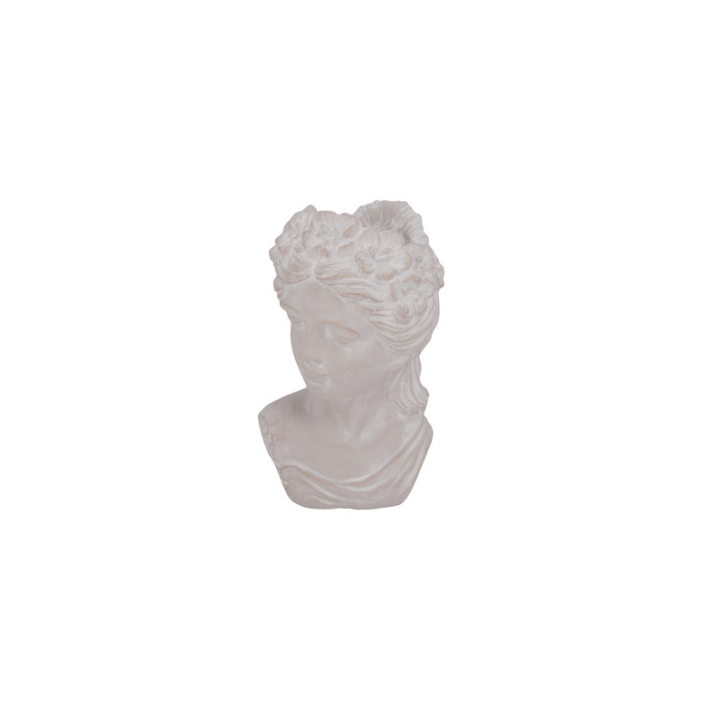 Cement Lady Pot gris