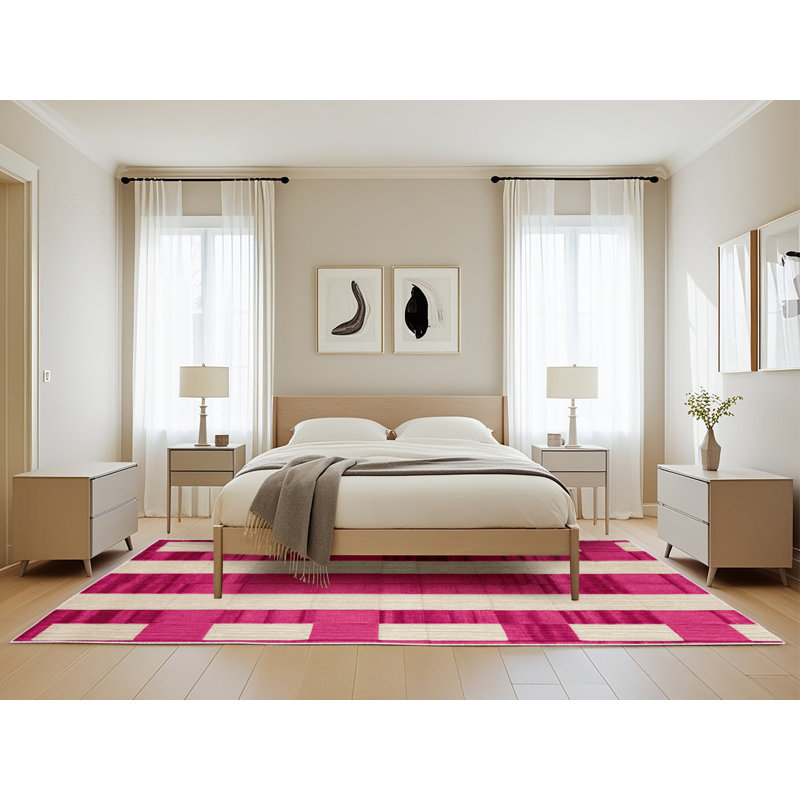 Tapis botanique lavable à la machine, Rectangle 5 pi x 8 pi