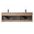 Breckan 72'' Double Bathroom Vanity with Solid Surface Top
