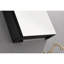 Armoire de toilette 18 po x 36 po - Noir mat, aluminium, verre, grand espace de rangement mural 18 x 36 po intérieur antirouille