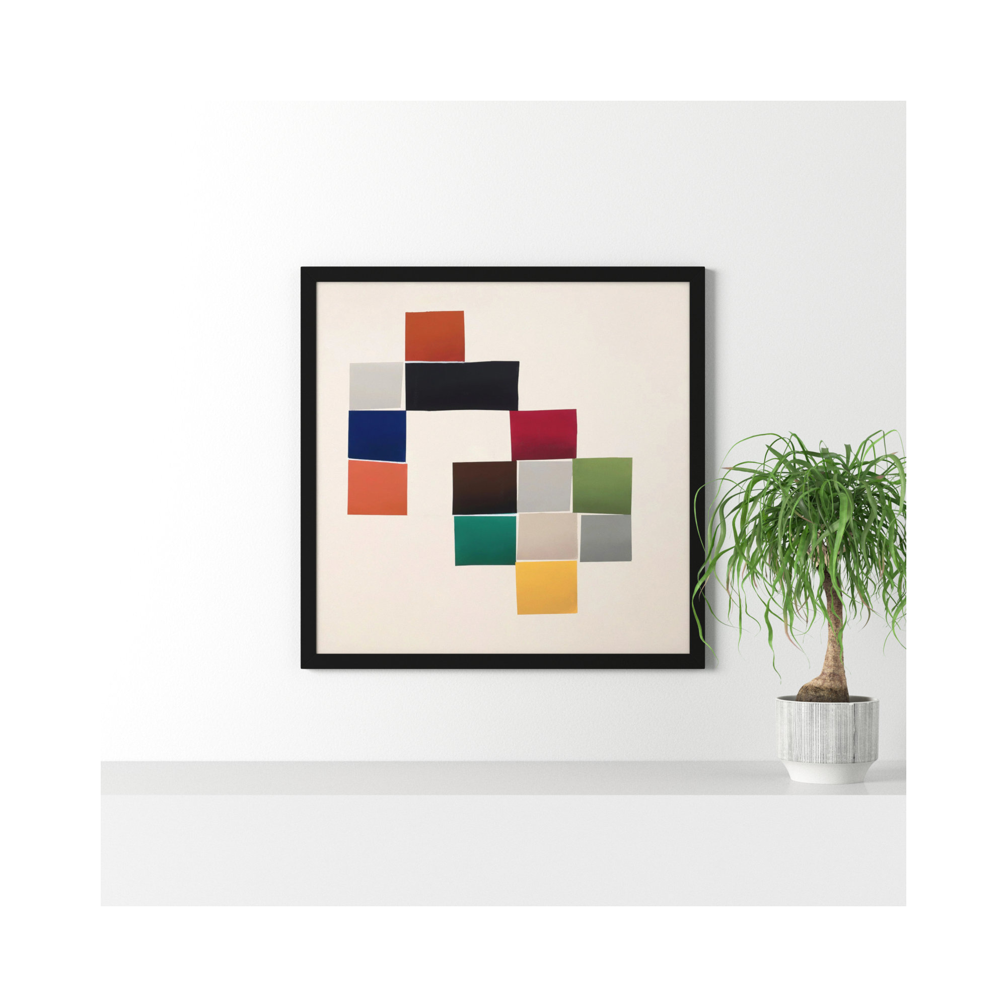 Jewels 3 by Lee Lessem, Black Framed, 36" W x 36" H