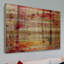 « floated red water » par parvez taj,, reproduction d’art sur bois de pin naturel-19740366