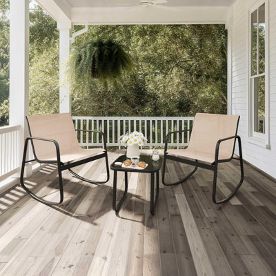 Hollenbach 2 - Person Patio Dining Set with Square Table