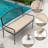 Outdoor Bench Seat Cushion-632961028-632961039