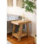 Table de bout en A naturelle