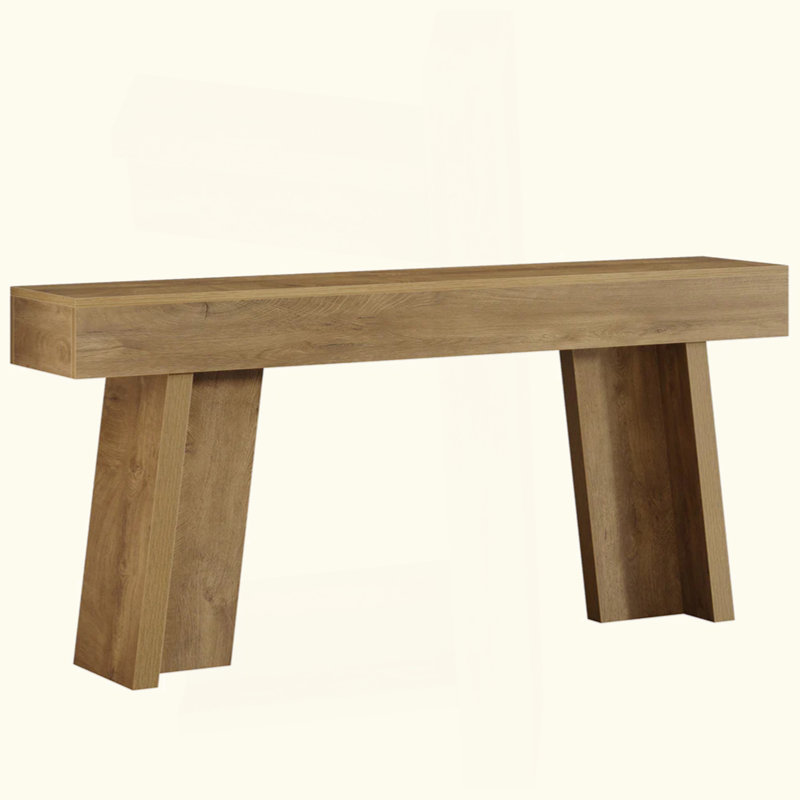Table de style champêtre avec rangement polyvalent