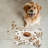Latte Wash - 1 Piece Bone Shape Feeding Mat