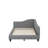 L-Shaped Linen Daybed With Solid Wood Legs-1497422874-1497422875