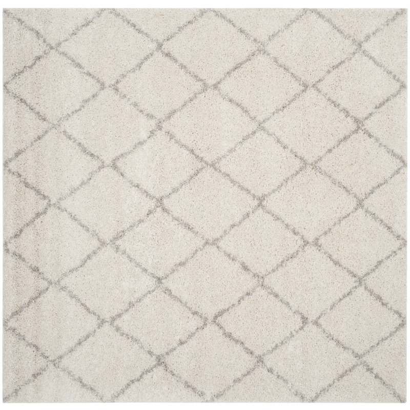 Tapis géométrique Agadir Performance, Carré 6 pi 7 po
