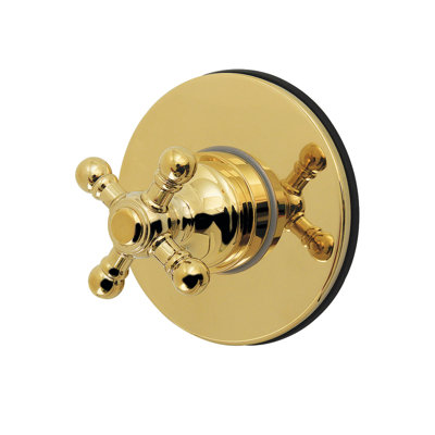 Kingston Brass Metropolitan Single-Handle Wall Mount Six-Way Diverter Valve with Trim Kit