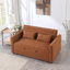Canapé convertible 2 chambres avec dossier réglable, canapé 2 places, lit escamotable et 2 coussins de taille-2003778657