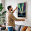 Aurora Over Silent Waters Scandinavian - Wrapped Canvas-857652794-857652799