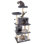  PETMAKER 5-Tier Cat Tree with Scratch Posts, Gray