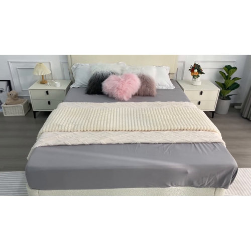 Bensu Upholstered Platform Bed