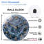 Horloge murale en verre 12 po Snowy
