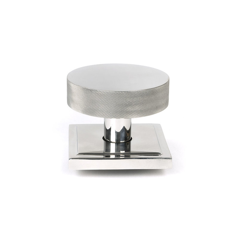Brompton Single Dummy Door Knob , Polished Marine