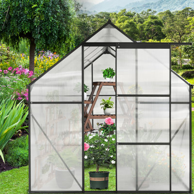 Walk-in Greenhouse With Insect- Adjustable Roof All Weather For Sunlight Control