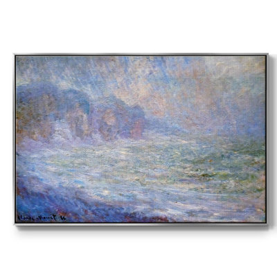 " Cliffs At Pourville, Rain, 1886 "