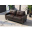 Canapé modulaire brun foncé Swansea-567661729