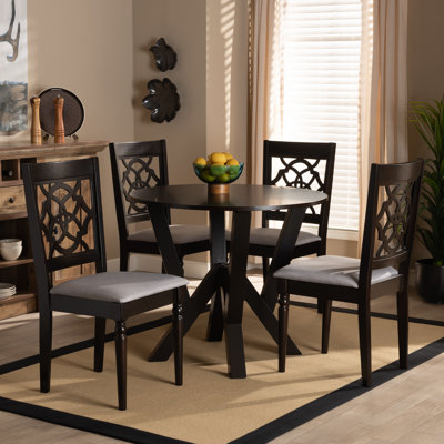 4 - Person Solid Wood Top Four Leg Base Dining Set