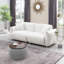 Repose-pieds de rangement rond en velours de 13,58 po Suyeko-2056404285