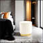 Tabouret d'appoint rond de style contemporain 1 pièce