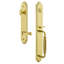 Arc Handleset with Deadbolt and Georgetown Door Lever and Rosette-1854438258-1854558685-1854558627