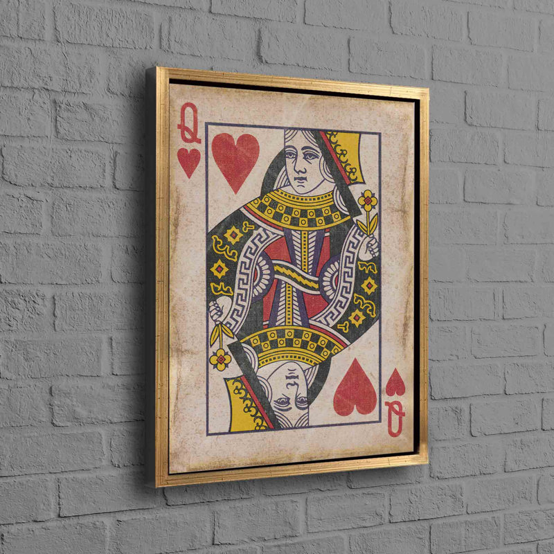 Print on Canvas, 70 cm H x 50 cm W, Framed Print without Mat, Gold