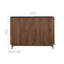 Armoire simple en bois massif rétro