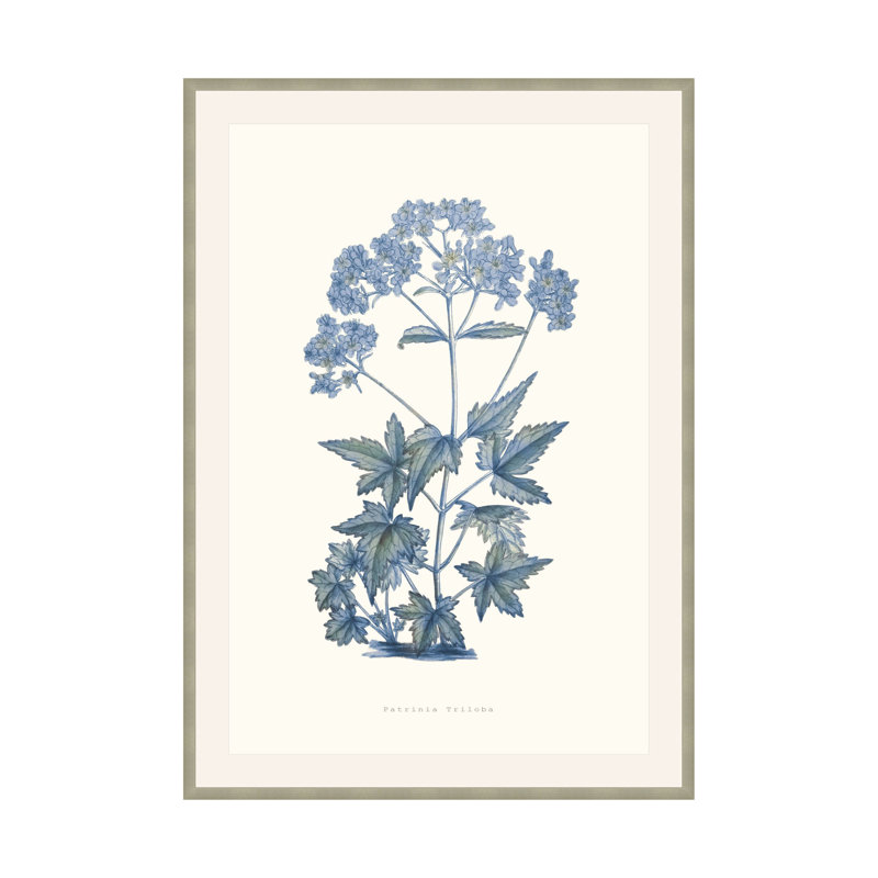 Bouquet Blue 6 Print by Studio L57 Nouvelle, 41.75" H x 29.75" W