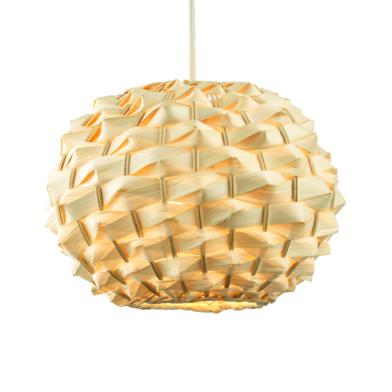 Baruti 20cm H Bamboo Ribbon Style Ceiling Light Pendant Shade