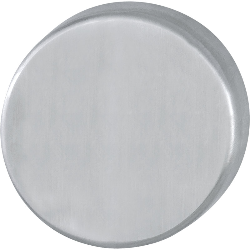 Amarpal Brescia Blind Escutcheon (No Hole), 5.2cm H x 5.2cm W x 0.6cm D, Satin Silver