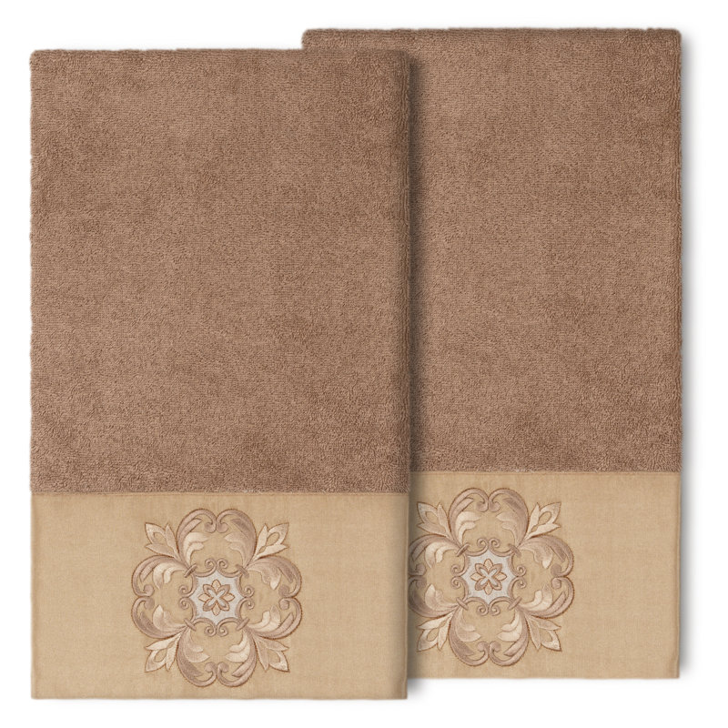 ALYSSA Midweight Bath Towel, Latte