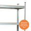 90cm W Steel Height -Adjustable Shelving Unit