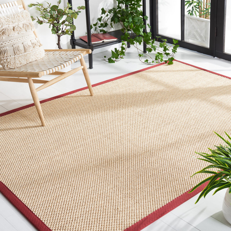 Hillsborough sisal fiber knitted rug, Rectangle de 5 pi x 8 pi