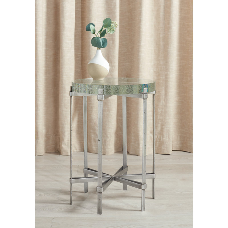 Hanzl Glass Top End Table