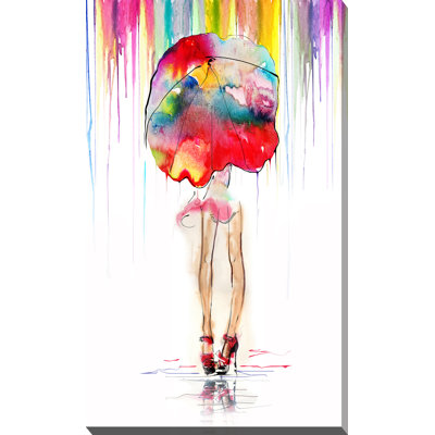 Jours de pluie-impression sur toile tendue