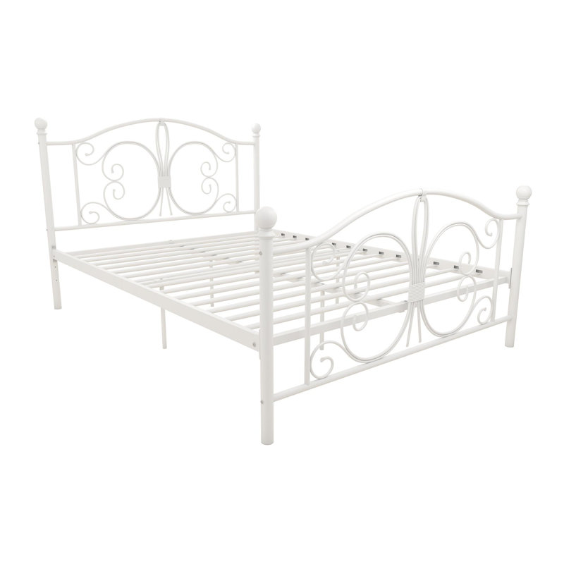 Kourtney Bed, Double (4'), White
