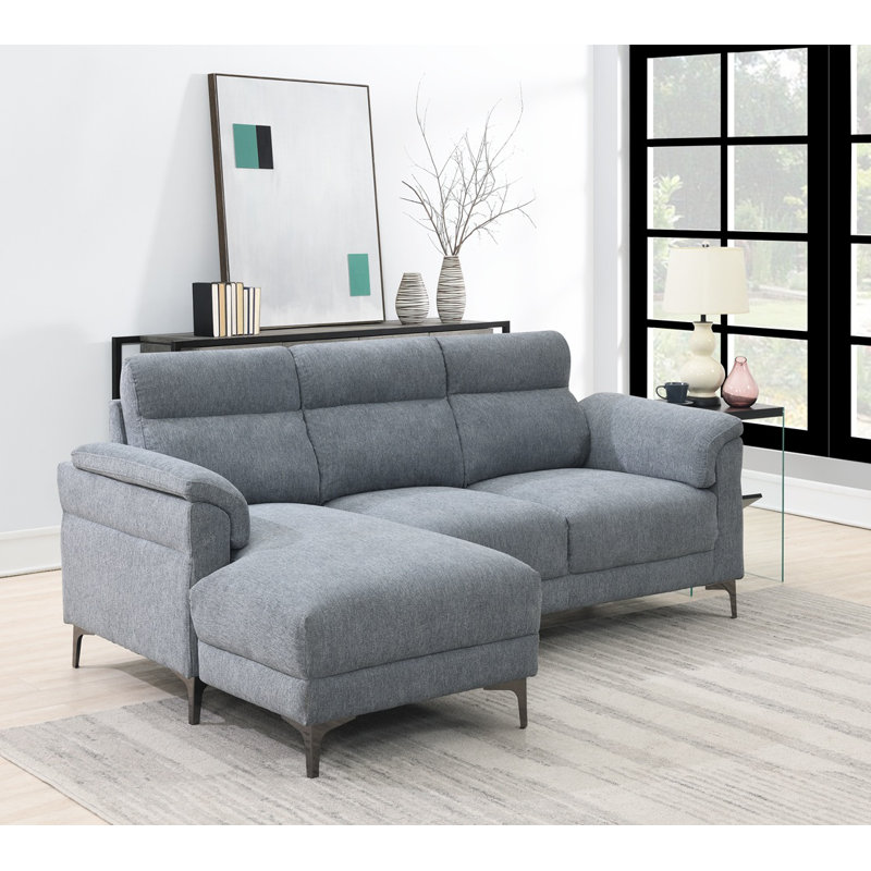 Danialle 3 Seater Sofa & Chaise, Left Hand Facing
