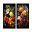 Ensemble de 2 fleurs murales comestibles Harmony Blooms-758526306-758526305