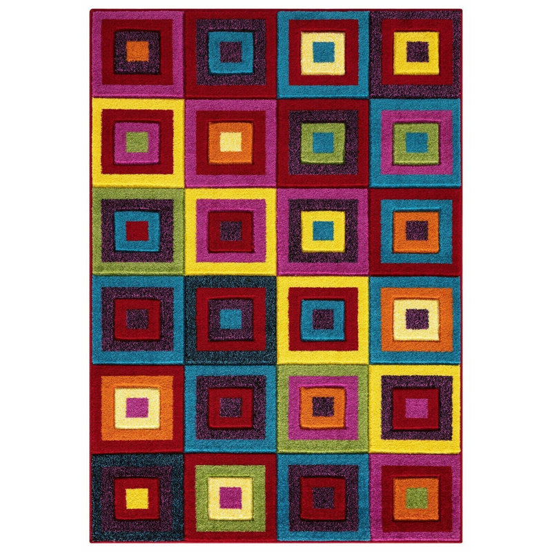 Gali Geometric 80cm X 150cm Area Rug, Rectangle 80 x 150cm