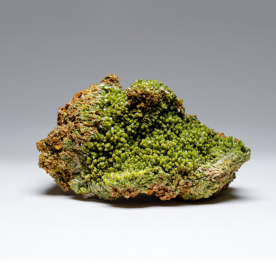 La pyromorphite de la mine Daoping, Yangshuo, Guangxi, Chine
