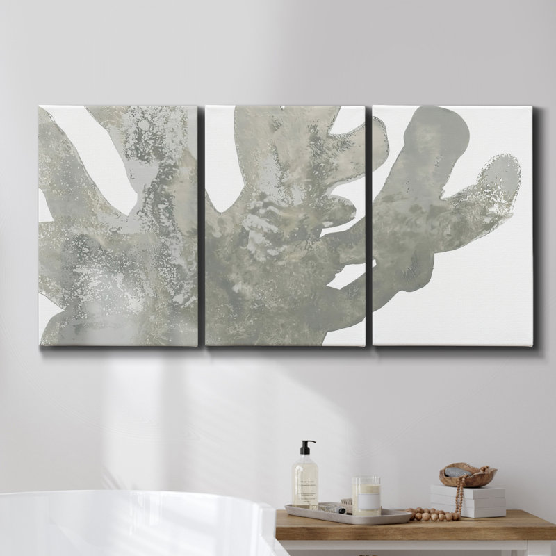 Earth Tone Landscape I, reproduction encadrée sur toile 3 pièces, H 36 po x l 72 po x P 2 po